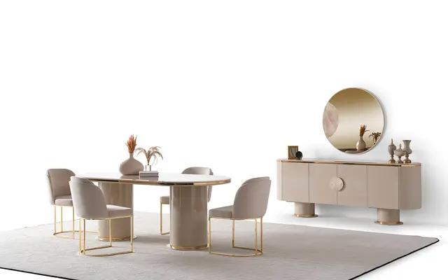 Cartier Vizon Yemek Odası Takımı